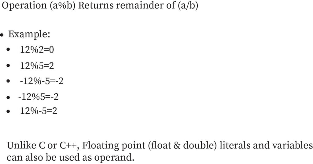 Answered: The Modular Operation r mod m = r…