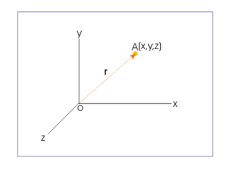 "The image that shows Position Vector "