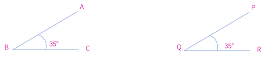  “Two congruent angles”