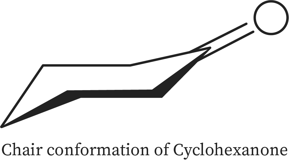 "conformations cyclohexanone.”