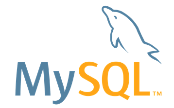 The trademark logo of MySQL database is shown. It contains an image of dolphin.