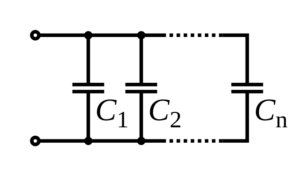 combination of capacitors in parallel