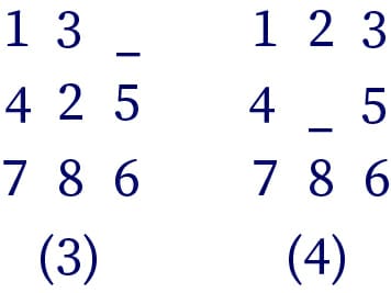 The image represents the example of 8 puzzle problem with state (3) and (4)