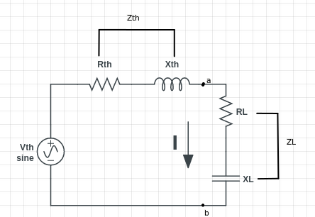 An AC circuit for demonstration of MPTT