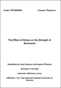 How to Write a Lab Report Title Page | bartleby